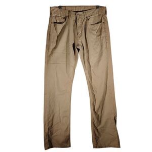 Levi's 559 jeans mens 32x34 beige relaxed fit straight leg cotton Strauss